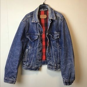 Vintage Levi’s Flannel lined Denim Jean Jacket